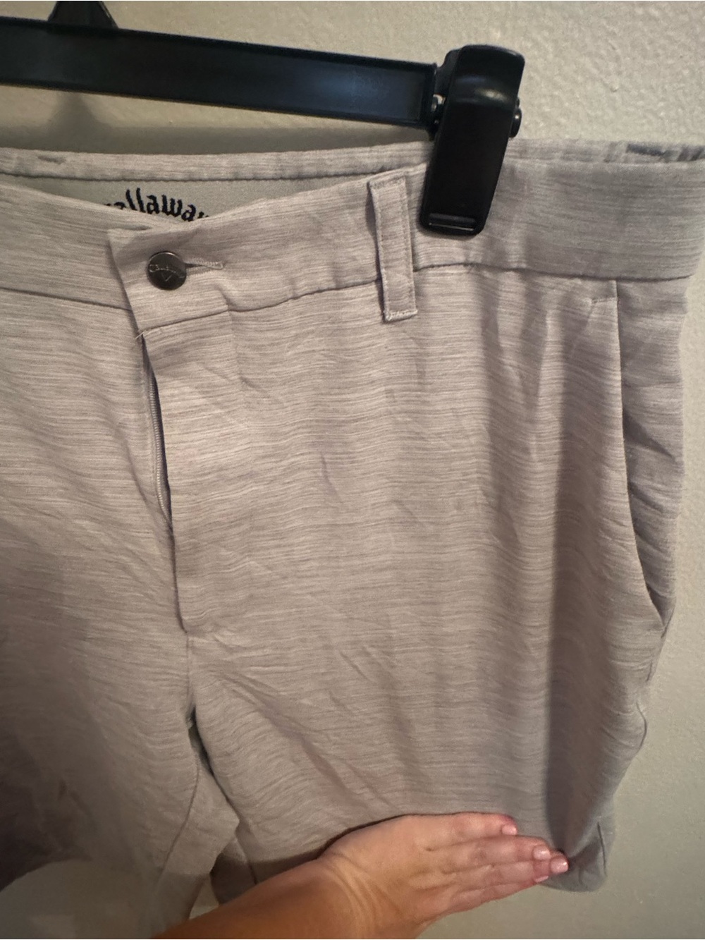 Callaway Men’s Light Gray Golf Shorts